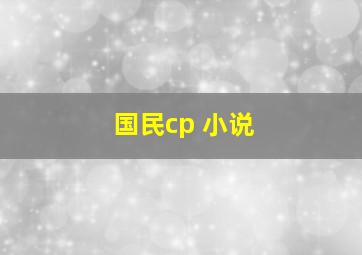 国民cp 小说